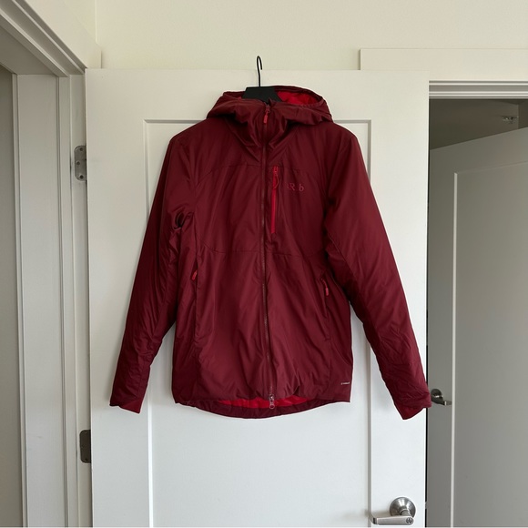 Rab Xenair Alpine Jacket, Size Small, Oxblood Red - Picture 4 of 6